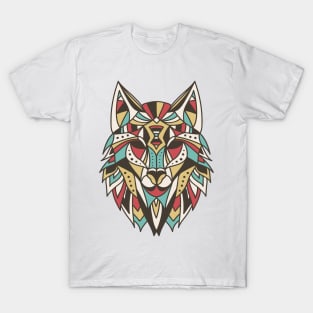 Colorful Wolf Design for Boys Men Girls Women Kids T-Shirt